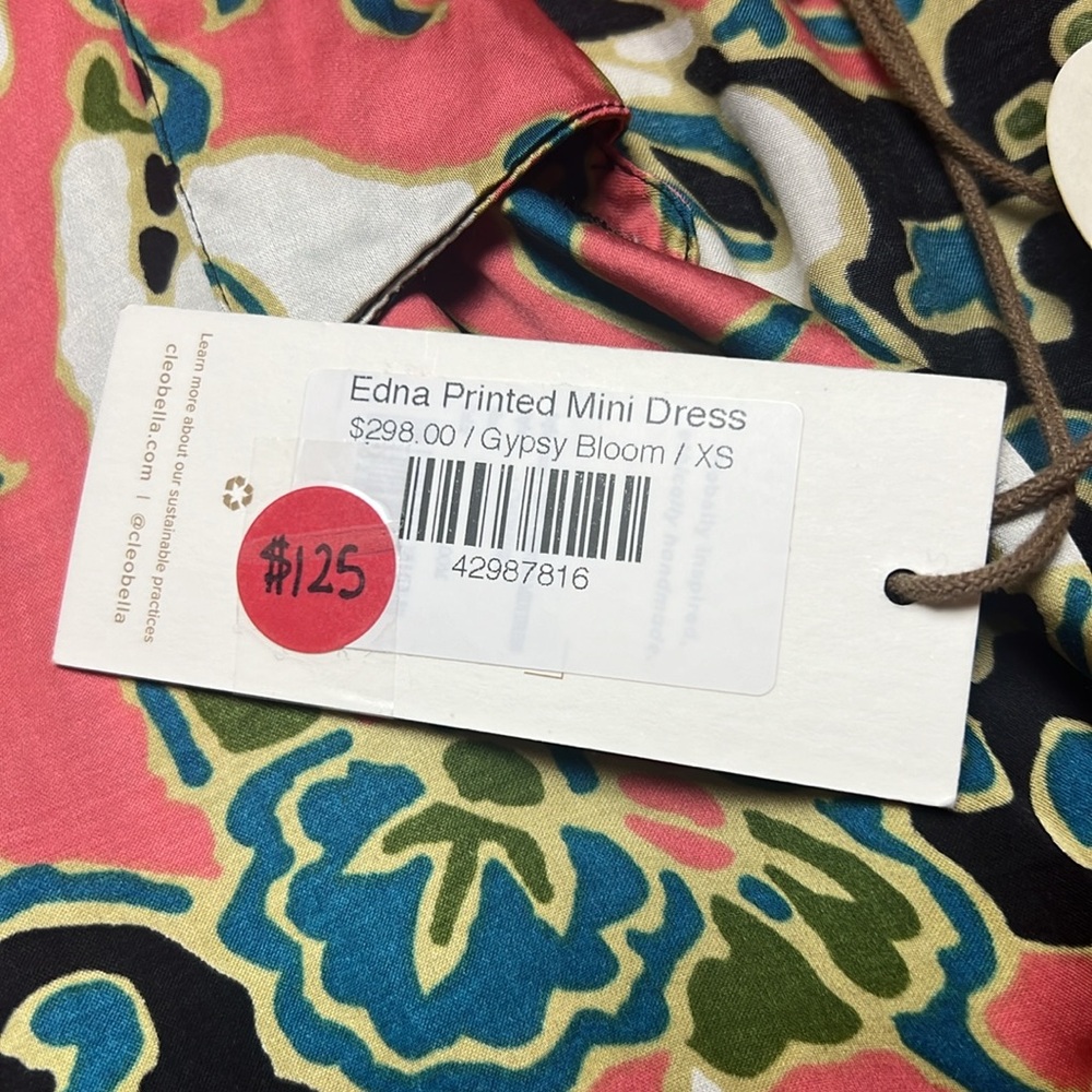 Cleobella‎ Edna Long Sleeve Midi Dress Gypsy Bloom - Picture 10 of 16
